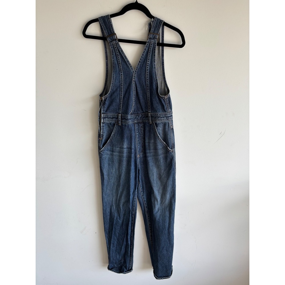AG Adriano Goldschmied Blue Denim Overalls LGN1808 Medium Wash Womens Small